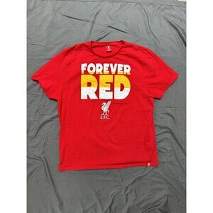 Liverpool FC Forever Red T-Shirt Mens XXL 2XL Soccer Premier League Top Logo